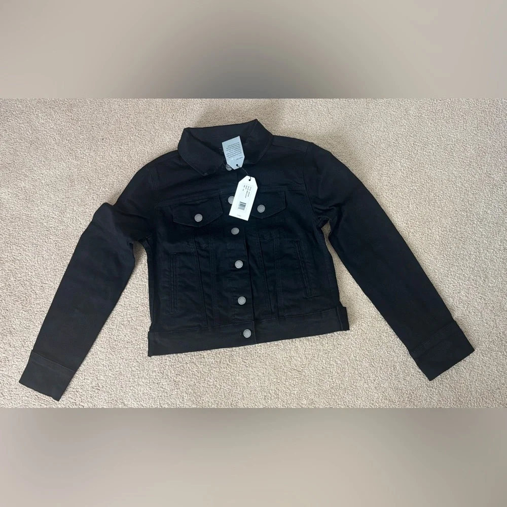 Universal Standard Black Kelsey Denim Jacket 4XS(00-0) - Picture 2 of 10